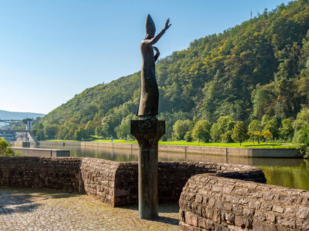 View of the shore in Konz-Hamm